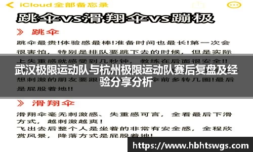 武汉极限运动队与杭州极限运动队赛后复盘及经验分享分析