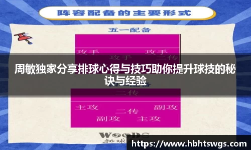 周敏独家分享排球心得与技巧助你提升球技的秘诀与经验