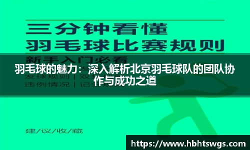 羽毛球的魅力：深入解析北京羽毛球队的团队协作与成功之道